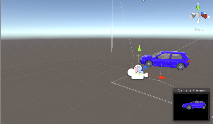 Главная сцена в Unity.