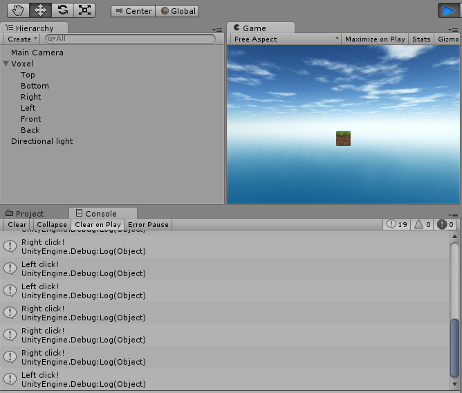 Как сделать майнкрафт на unity