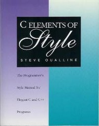 Обложка книги «C Elements of Style»
