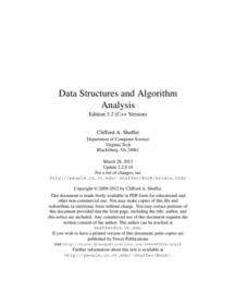 Обложка книги «Data Structures and Algorithm Analysis»