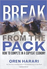Книга ««Break From the Pack» — Oren Harari</p>
<p>Strategy to fight competition» Обложка книги «»