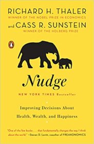 Книга ««Nudge» — Richard H. Thaler</p>
<p>The process of making decisions.» Обложка книги «»