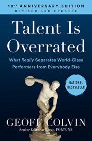 Книга ««Talent Is Overrated» — Geoff Colvin</p>
<p>Hard work leads to success.» Обложка книги «»