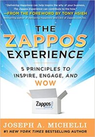 Книга ««The Zappos Experience» — Joseph Michelli</p>
<p>Principles of Zappos.» Обложка книги «»