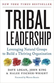 Книга ««Tribal Leadership» — Dave Logan</p>
<p>People management skills, team building.» Обложка книги «»