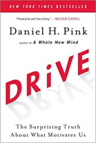 Книга ««Drive» — Daniel H. Pink</p>
<p>Managing people motivation.» Обложка книги «»